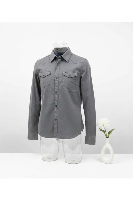 Szara koszula Armani Exchange o fasonie Slim Fit