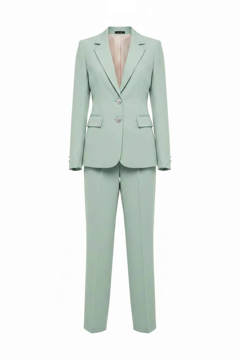 Mint Suit Cream Lining